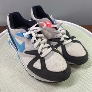 Nike Air Structure Triax‎ 91 OG Mens White/Gray/Blue Athletic Sneakers Sz.10